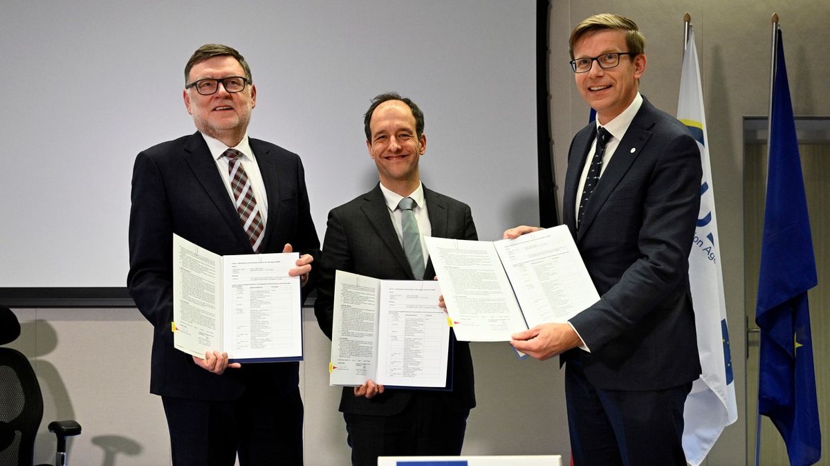 Vláda a vesmírná agentura EUSPA podepsaly memorandum o budově Nové Palmovky